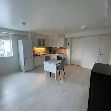 Lägenhet Moderne Og Sentral Kjellerleilighet Med Parkering